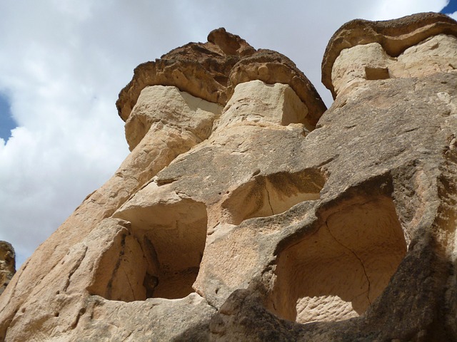 Formacion de rocas en la Capadocia