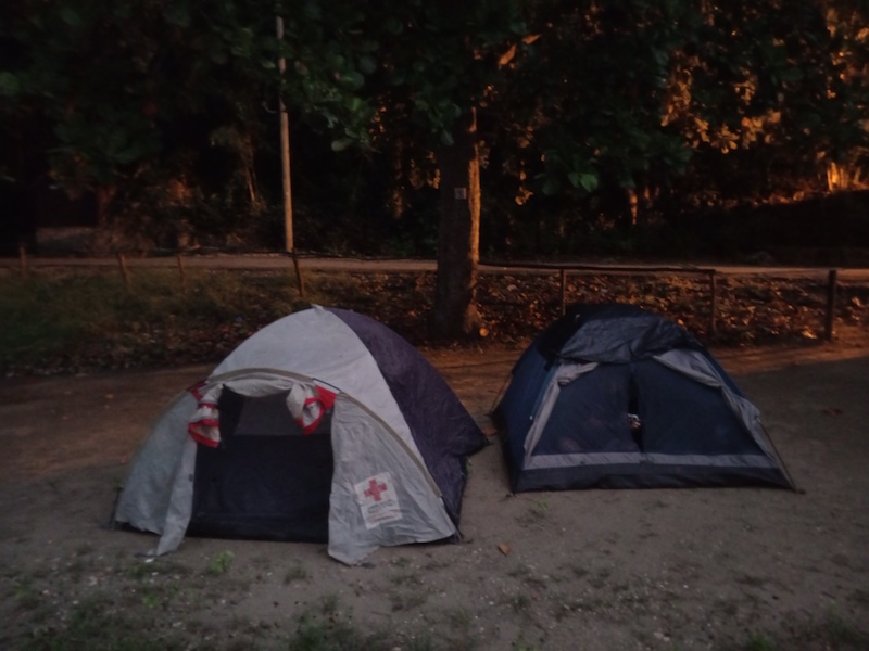 Carpas Camping Puente Rio Canimar