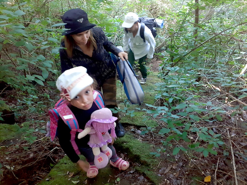 Excursion Escalada Sendero El husillo tali lucia 
