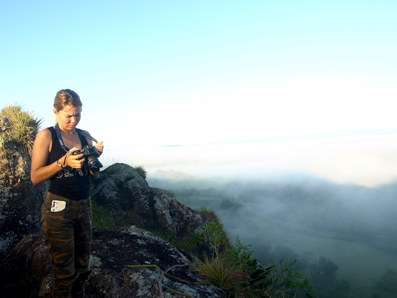 Tali en el Sendero ecoturista El Husillo