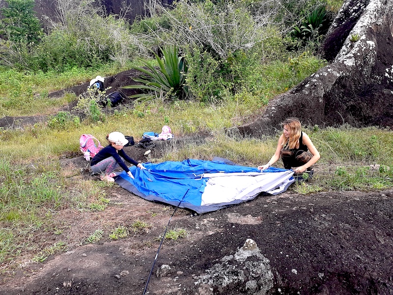 Tali Lucia carpa tienda campaña husillo