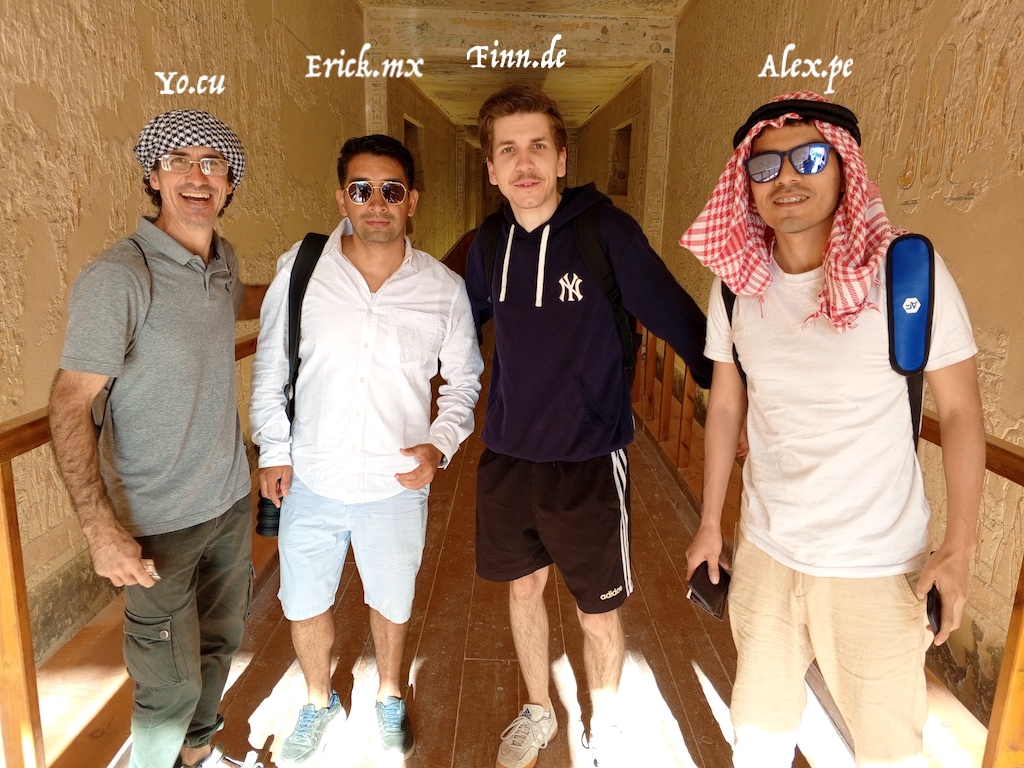 viajeros ruta egipto mochilero