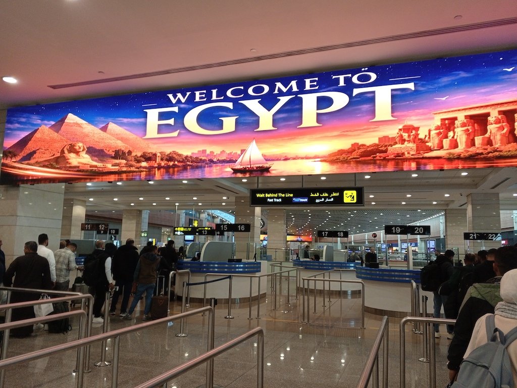 Aeropuerto Egypto Bienvenida