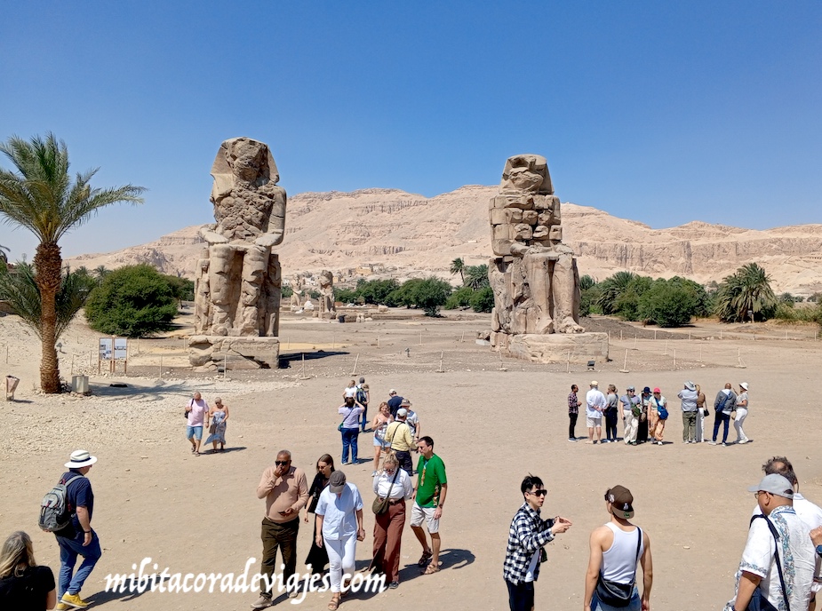 Colosos de Memnón Luxor Egipto