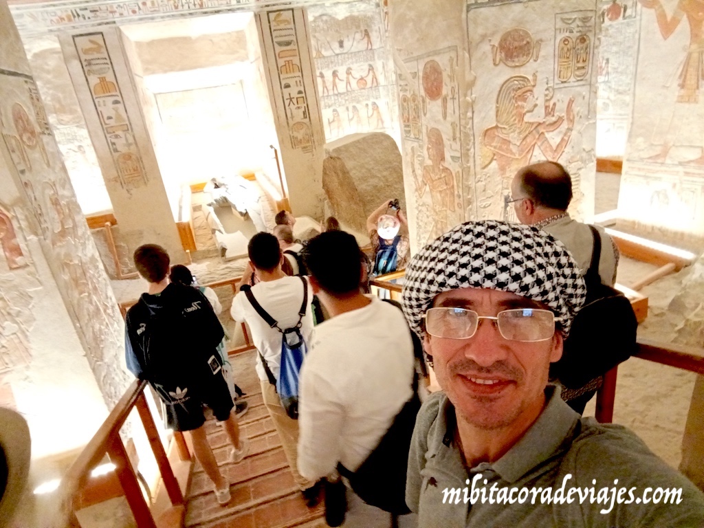 Tumba Valle de los Reyes Luxor Itinerario Egipto mochilero