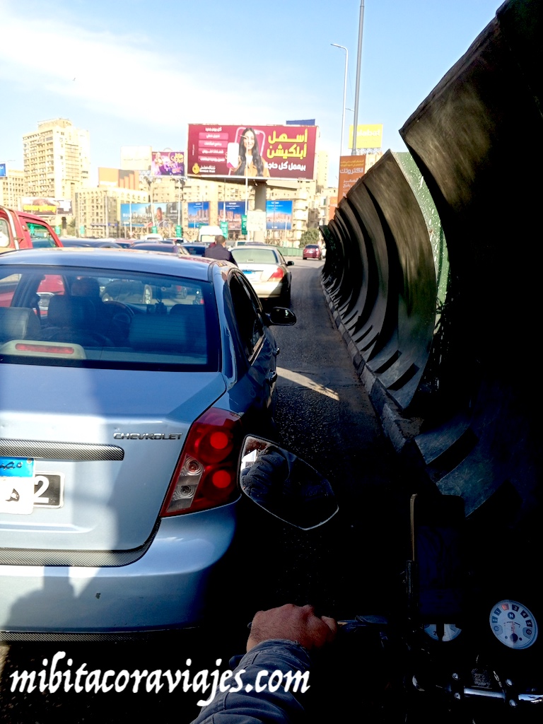 Uber Moto viajar a egipto barato por libre trafico el cairo