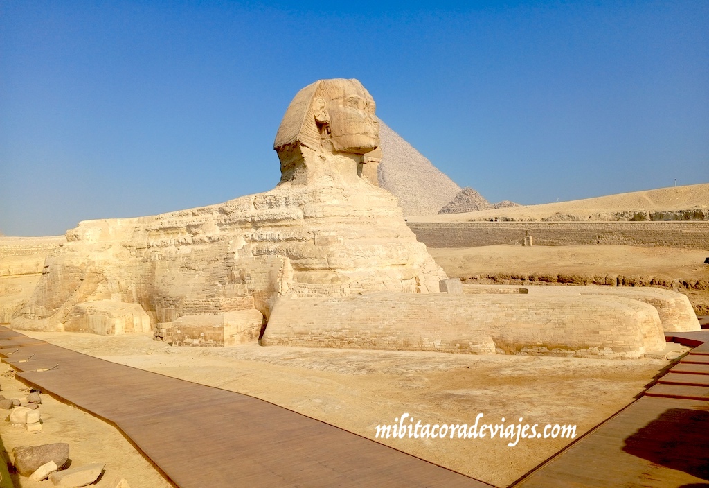 Gran Esfinge de Giza cerca