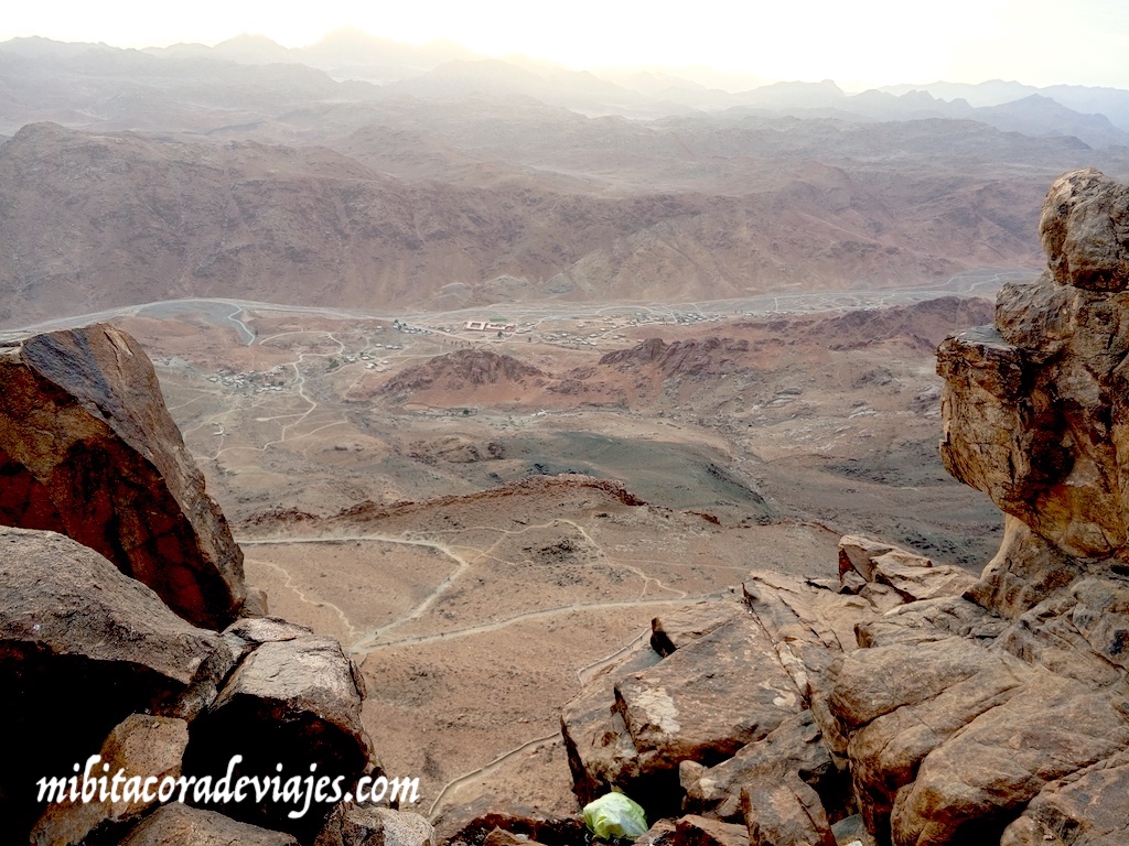 valle del sinai egipto mochilero