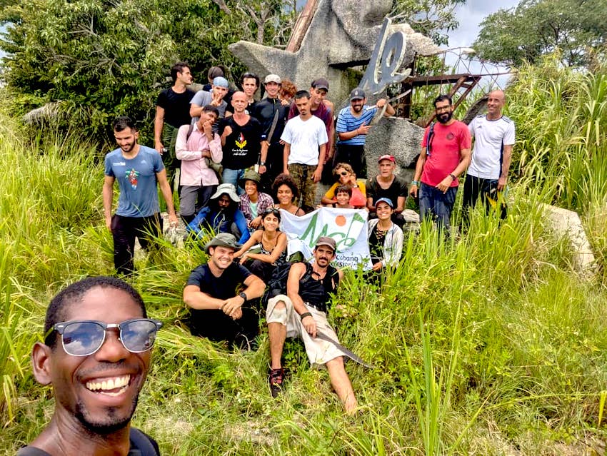 Camping en la Sierra del Rosario Cima Loma del Taburete