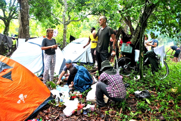 Camping en la Sierra del Rosario Loma del Taburete