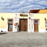 Fachada histórica del Museo Nacional del Títere MUNATI en Huamantla, Tlaxcala, México.