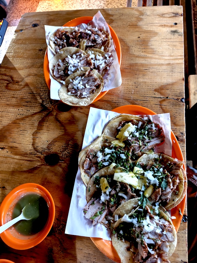 Tacos méxicanos y buen café en mi primer Viaje a México