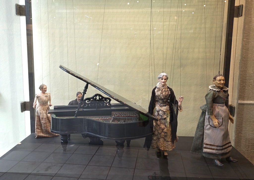 Marionetas históricas de la colección Rosete Aranda conservada en el Museo Nacional del Títere de Huamantla.